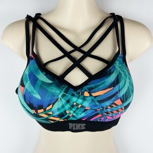 Victoria’s Secret PINK Strappy Tropical Push-Up Bralette
